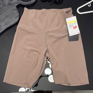 Nike Women's High-Waisted Brown Bike Shorts